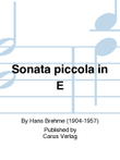 Sonata piccola in E