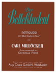 Milloecker C Bettelstudent - Potp