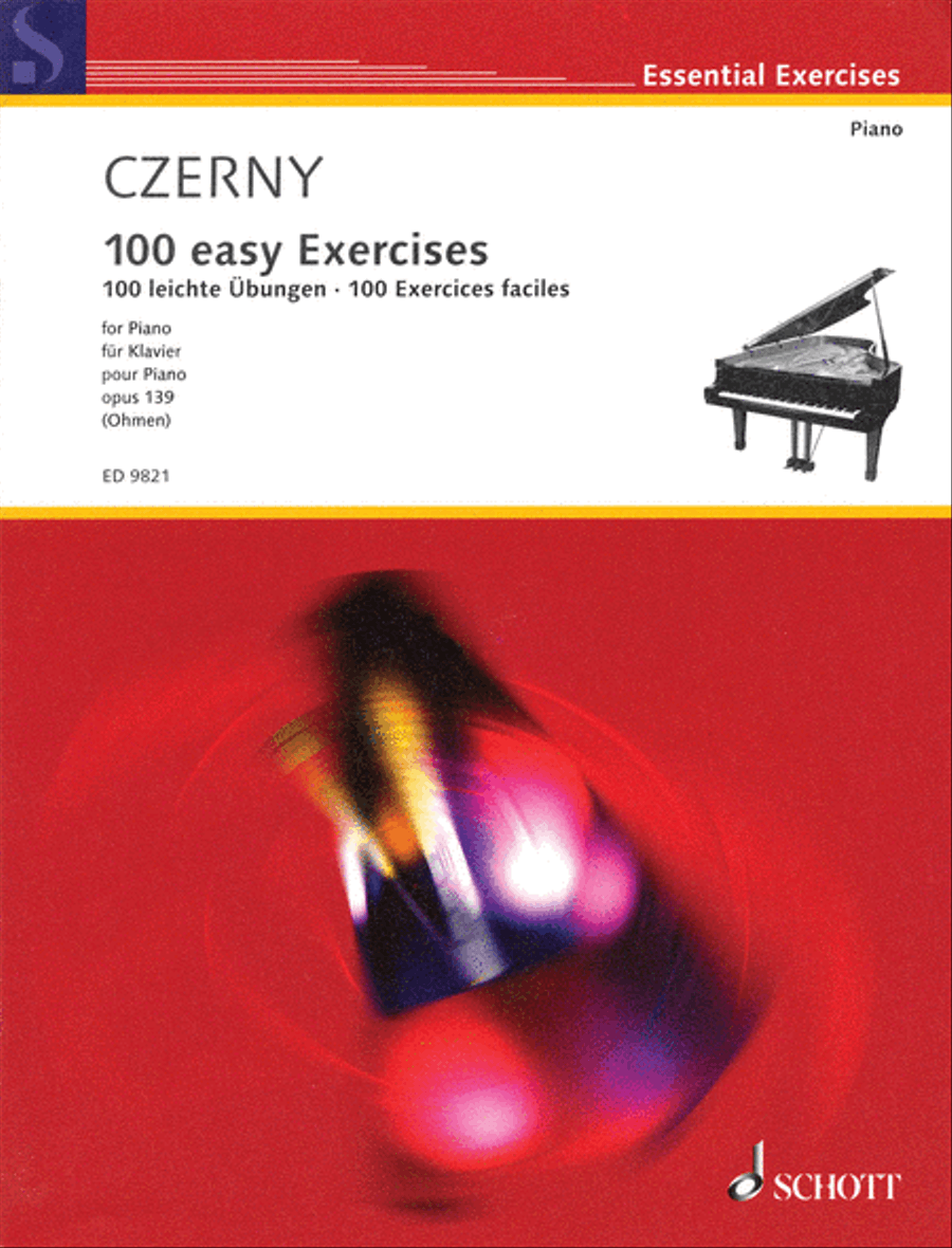 Czerny – 100 Easy Exercises Piano Method scores gallery preview page 1