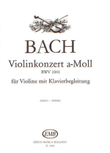 Concerto #1 In A Min-vln/pno