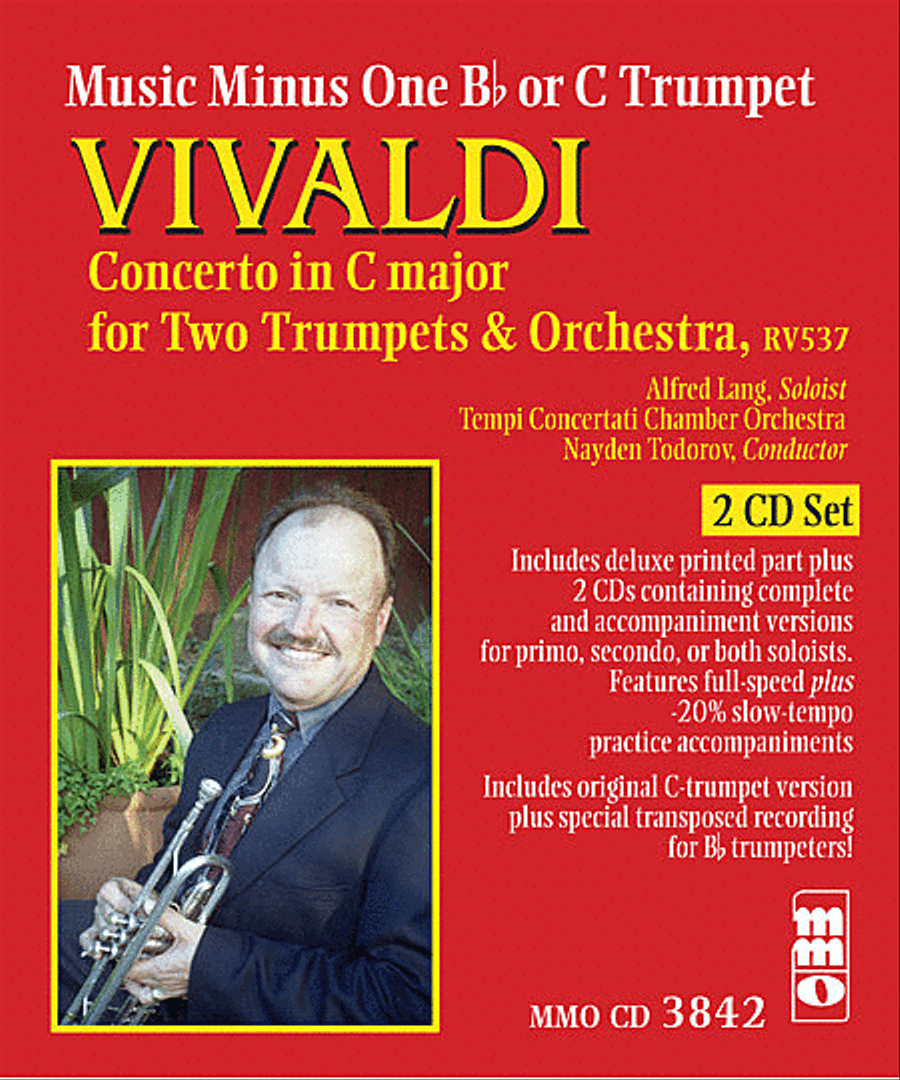 Concerto In C Major For Two Trumpets And Orchestra RV537 by Antonio Vivaldi Trumpet Duet - Sheet Music