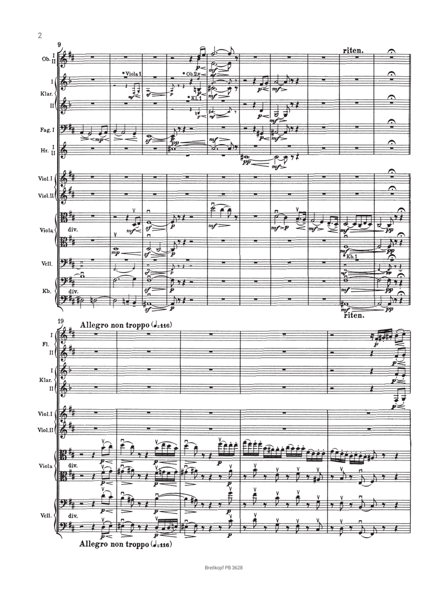 Symphony No. 6 in B minor Op. 74 Orchestra scores gallery preview page 3