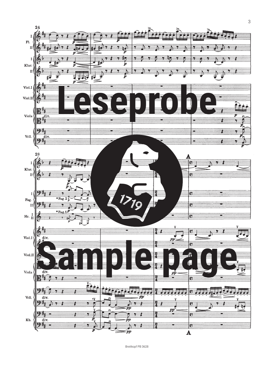 Symphony No. 6 in B minor Op. 74 Orchestra scores gallery preview page 4