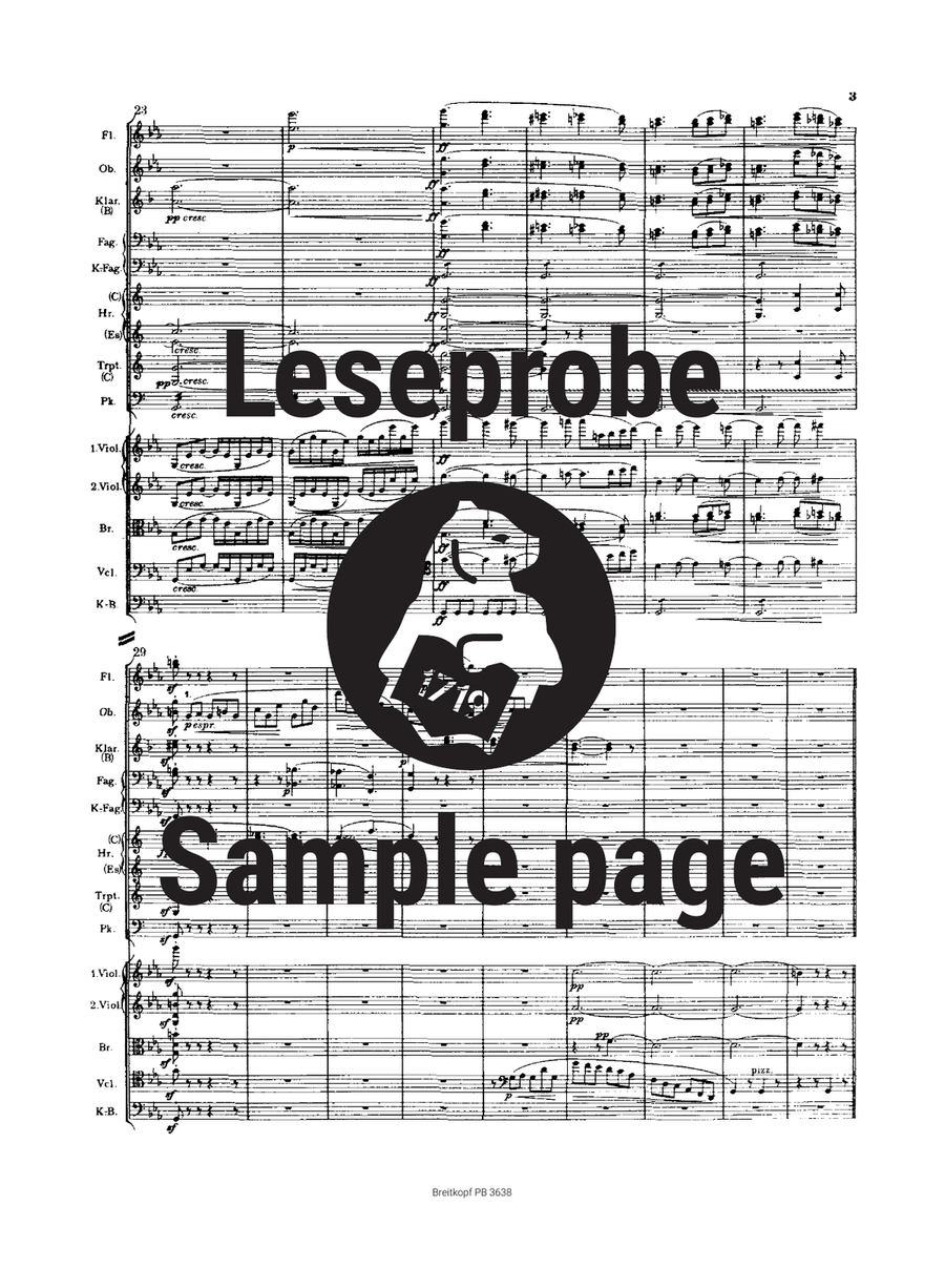 The Symphonies – Study Scores Orchestra scores gallery preview page 4
