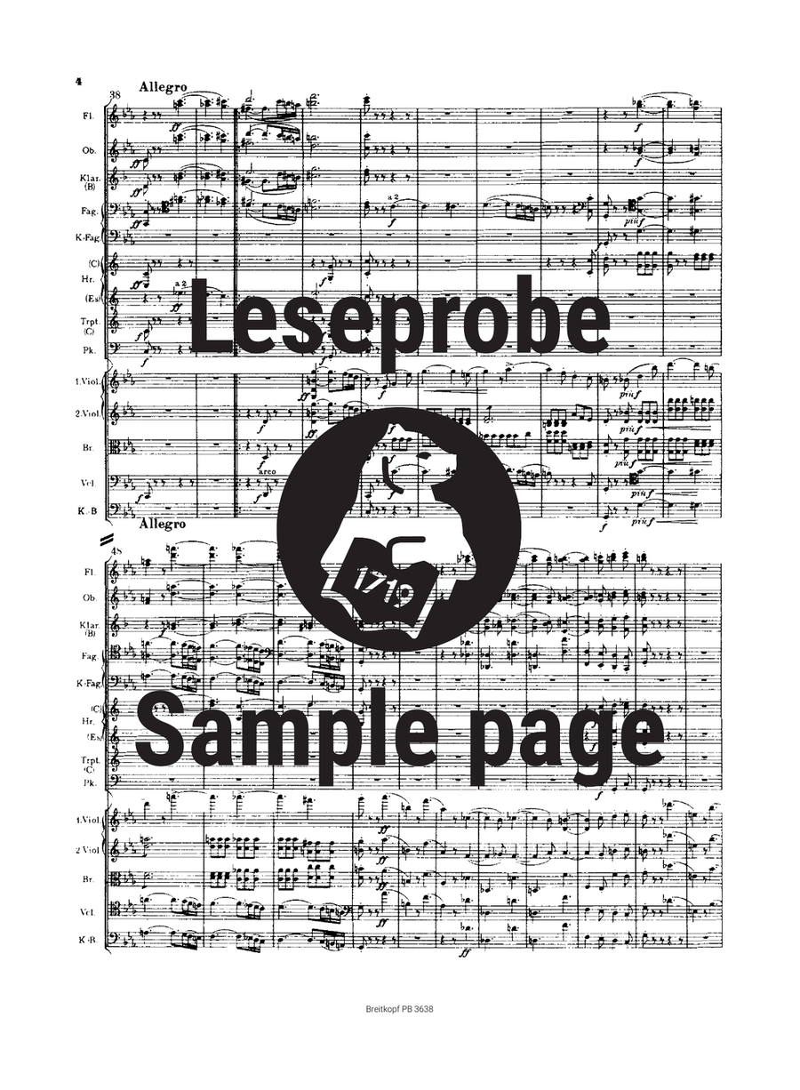 The Symphonies – Study Scores Orchestra scores gallery preview page 5