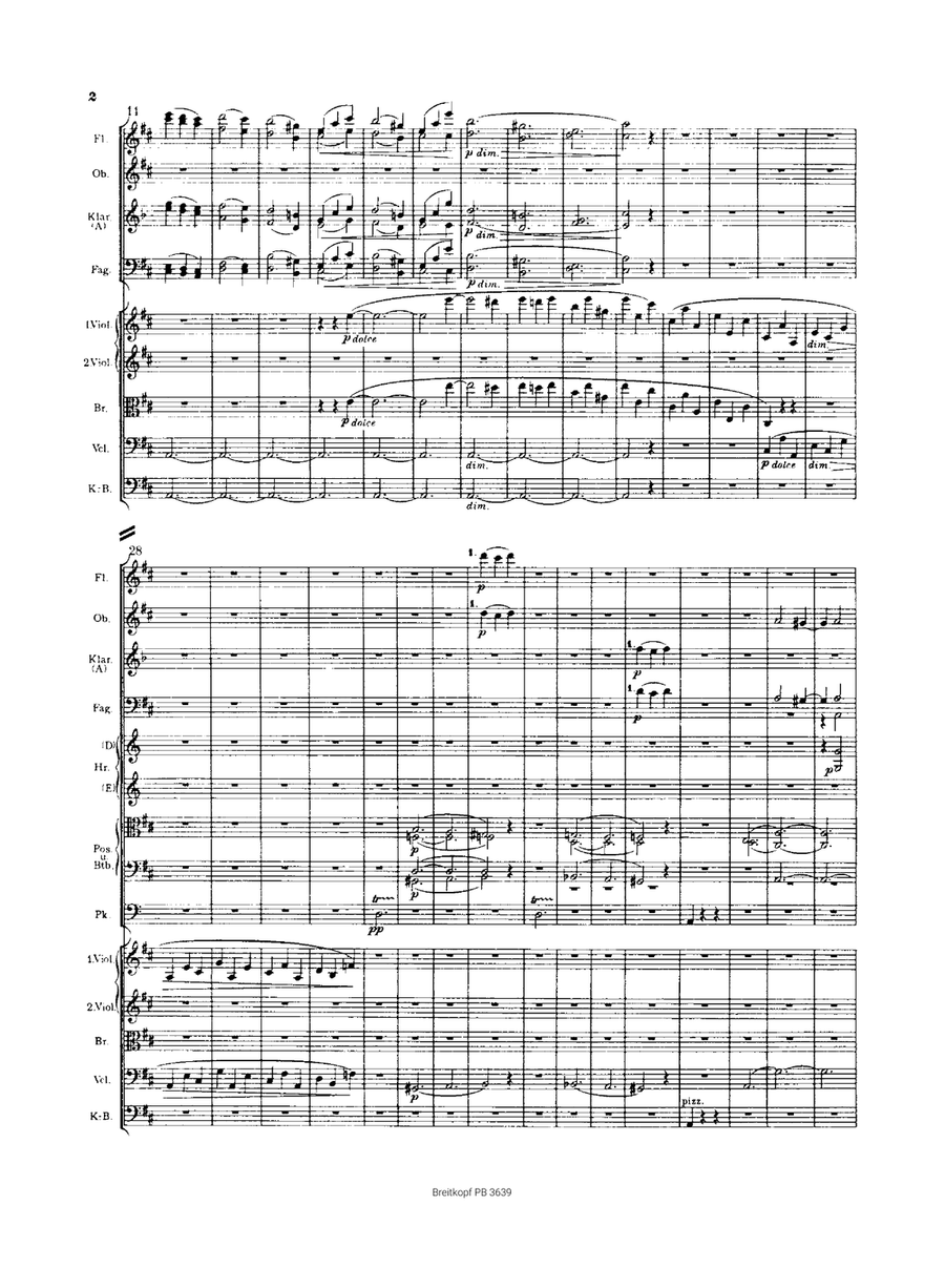 The Symphonies – Study Scores Orchestra scores gallery preview page 3