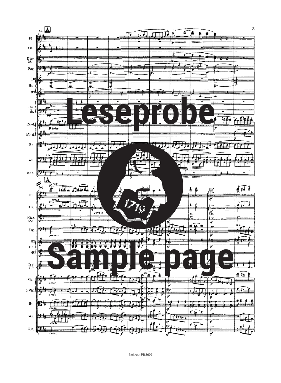 The Symphonies – Study Scores Orchestra scores gallery preview page 4