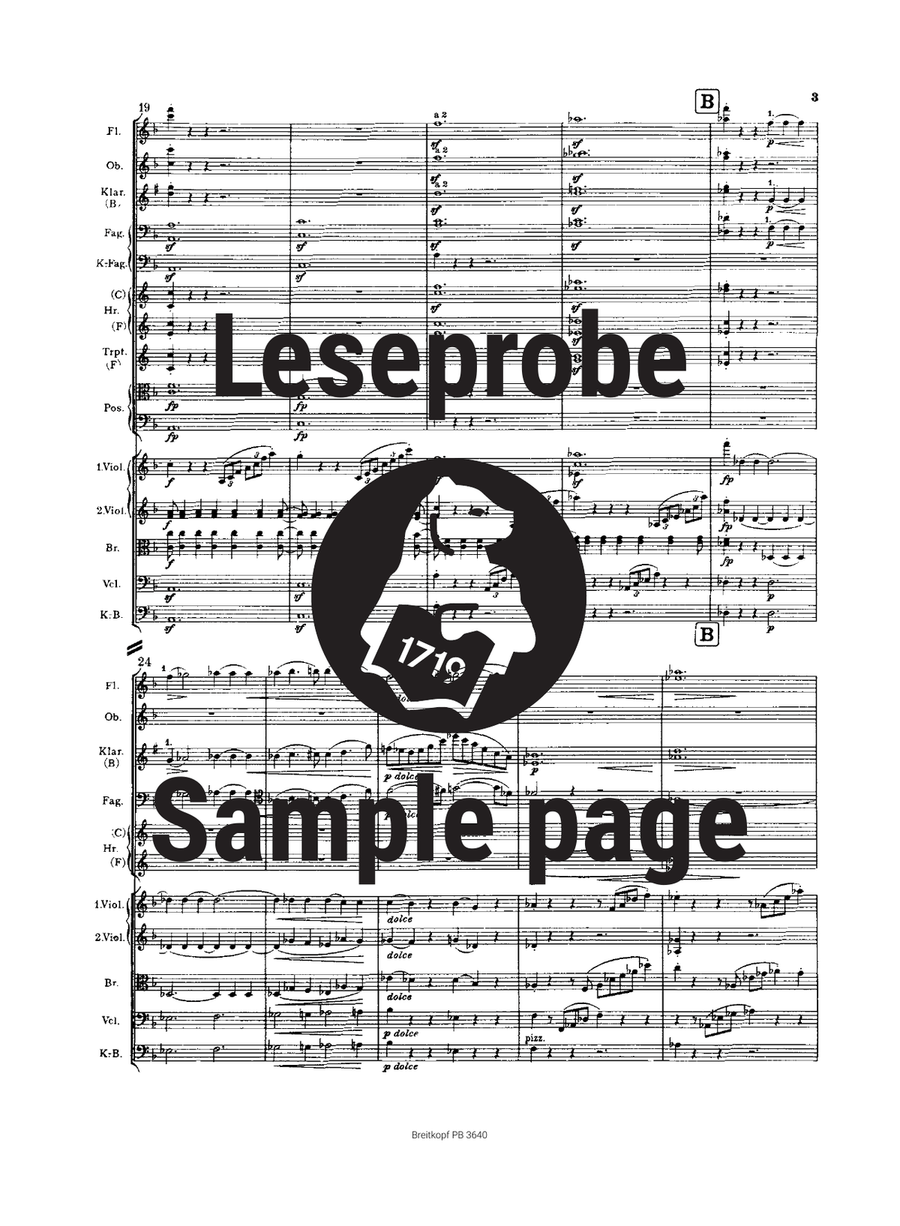 The Symphonies – Study Scores Orchestra scores gallery preview page 4