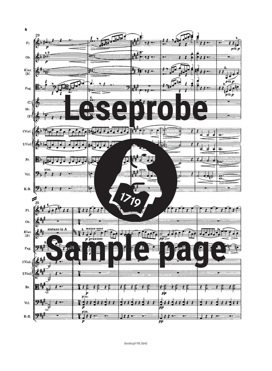 The Symphonies – Study Scores Orchestra scores gallery preview page 5