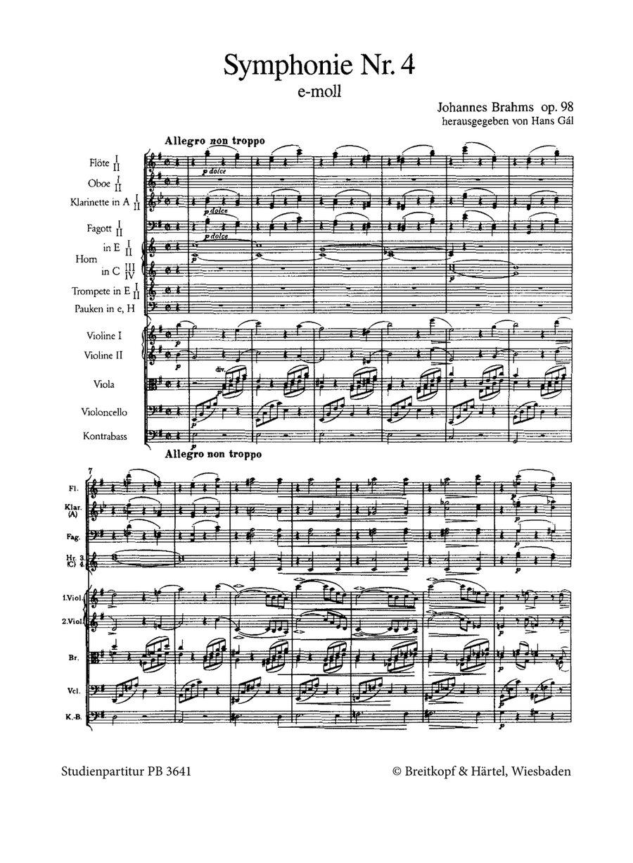 The Symphonies – Study Scores Orchestra scores gallery preview page 2
