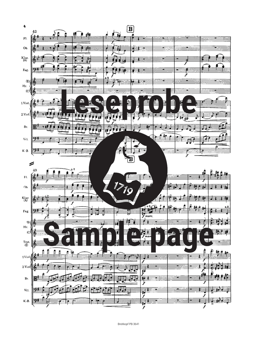 The Symphonies – Study Scores Orchestra scores gallery preview page 5