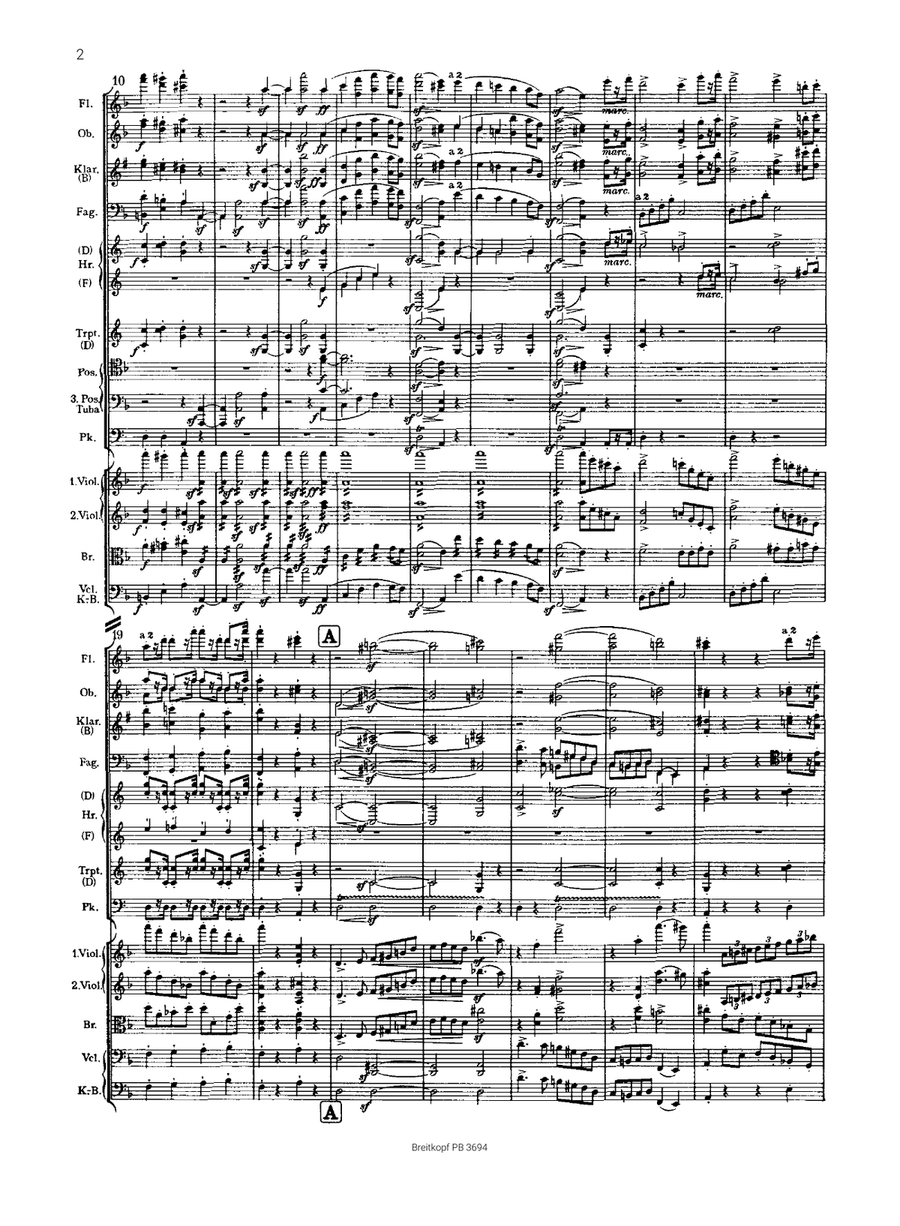 Tragic Overture in D minor Op. 81 Orchestra scores gallery preview page 3