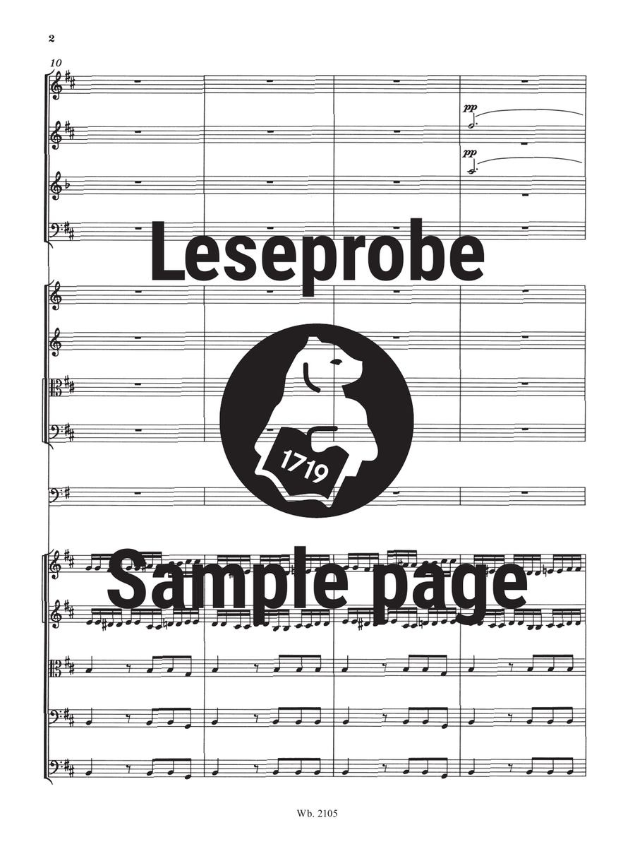 Symphony No. 7 in B minor D 759 Study Score scores gallery preview page 3