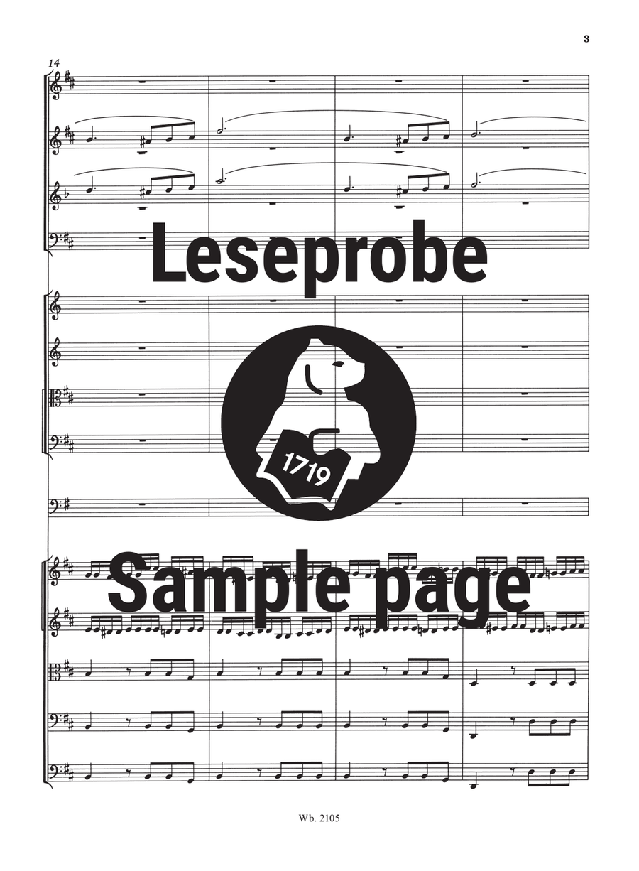 Symphony No. 7 in B minor D 759 Study Score scores gallery preview page 4