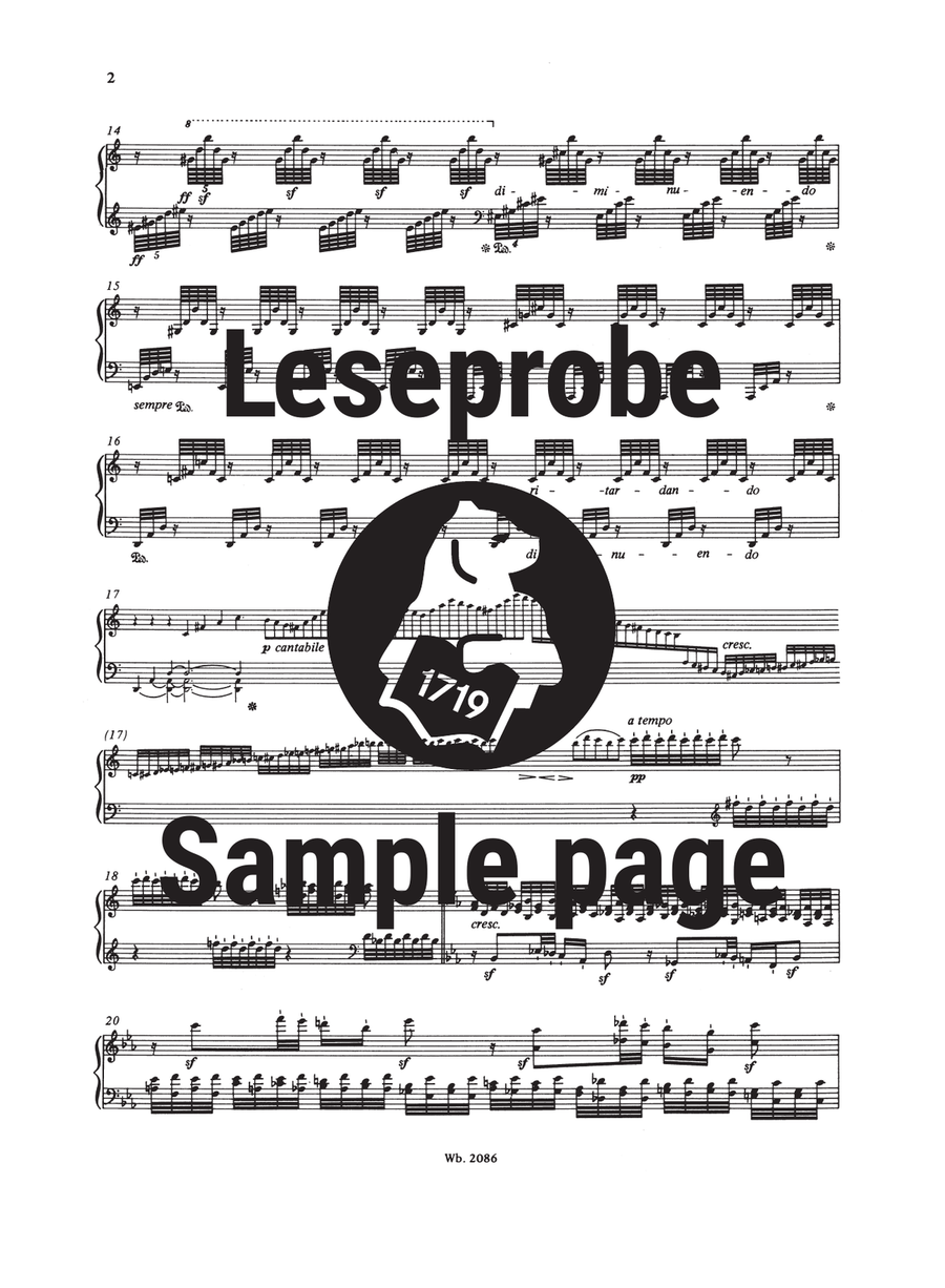 Choral Fantasia in C minor Op. 80 4-Part scores gallery preview page 3