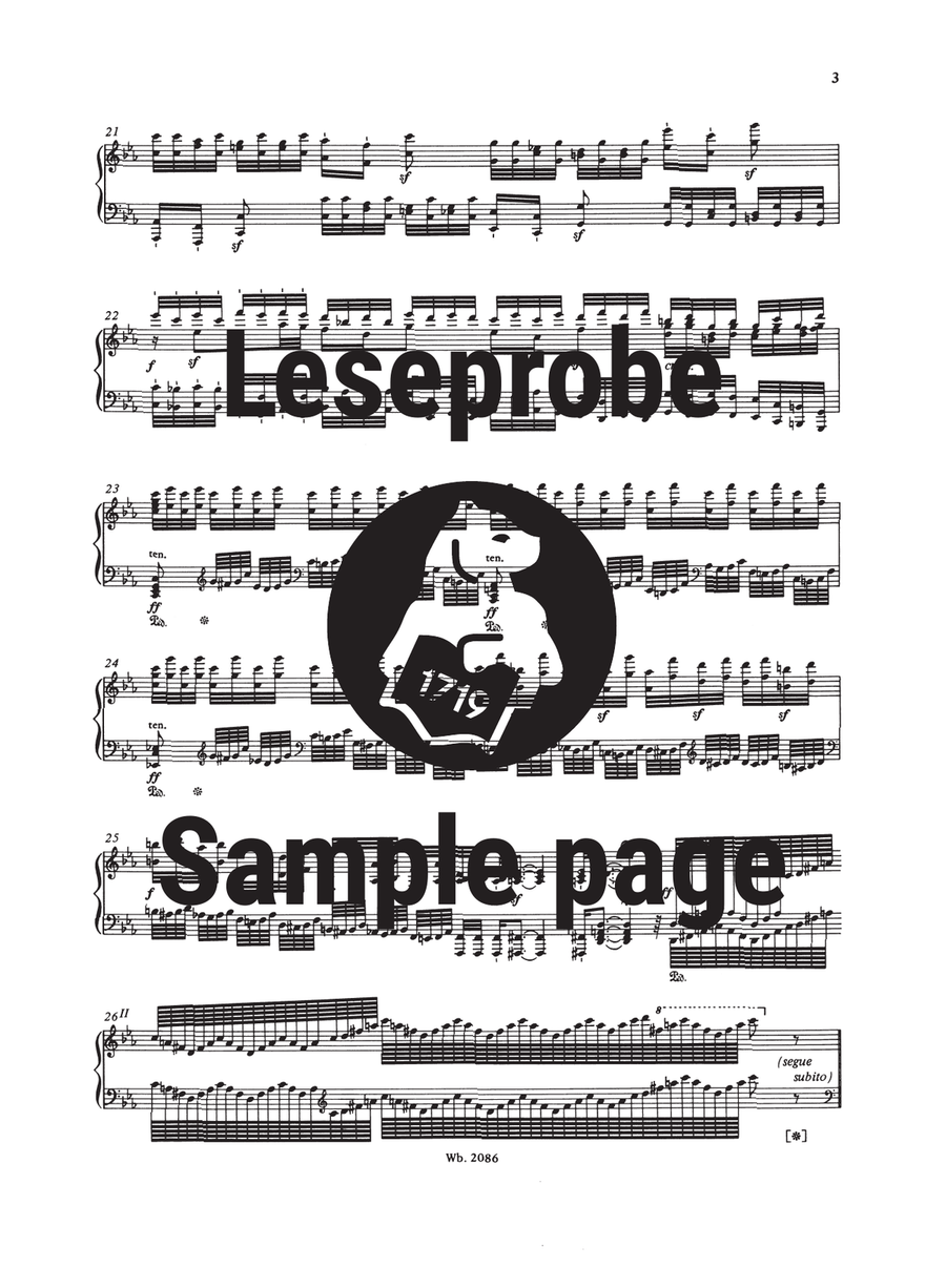 Choral Fantasia in C minor Op. 80 4-Part scores gallery preview page 4