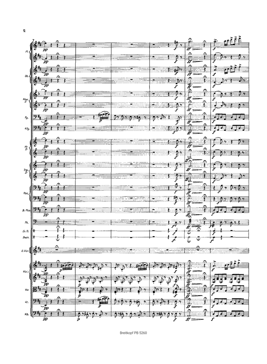 Violin Concerto No. 1 in D major Op. 6 Orchestra scores gallery preview page 3