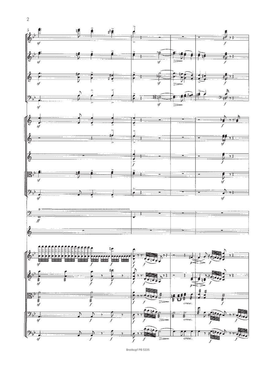 Symphony No. 1 in B flat major Op. 38 Orchestra scores gallery preview page 3