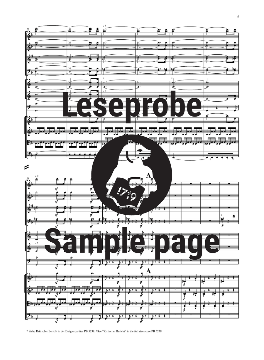 Symphony No. 8 in F major Op. 93 Orchestra scores gallery preview page 4
