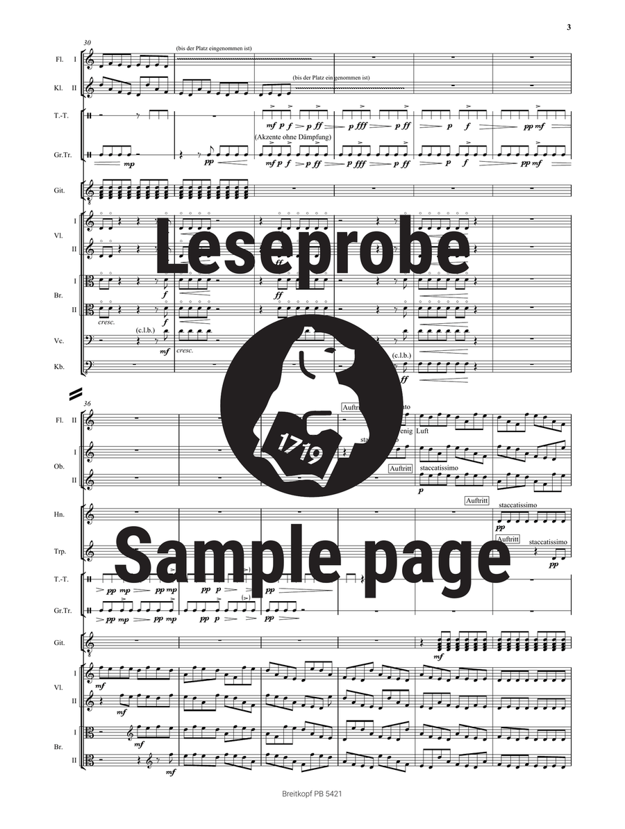 Schubert’s “Winter Journey” Orchestra scores gallery preview page 4