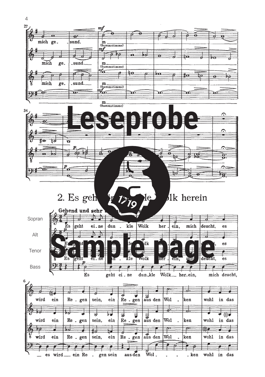 10 Folk Song Settings 10 Folk Song Settings A Cappella scores gallery preview page 3