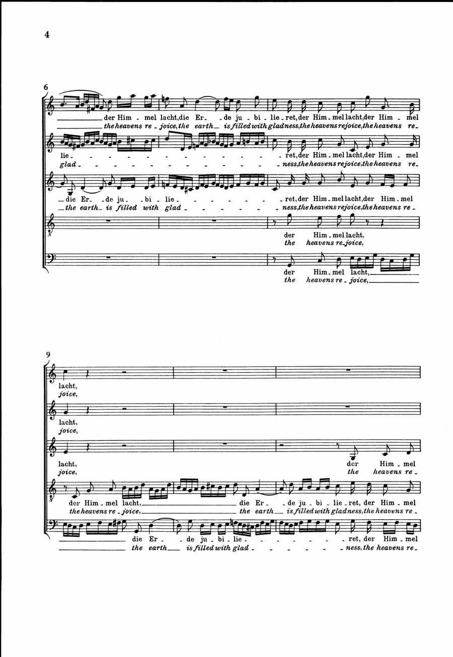 Cantata BWV 31 “The heavens rejoice” STB scores gallery preview page 3