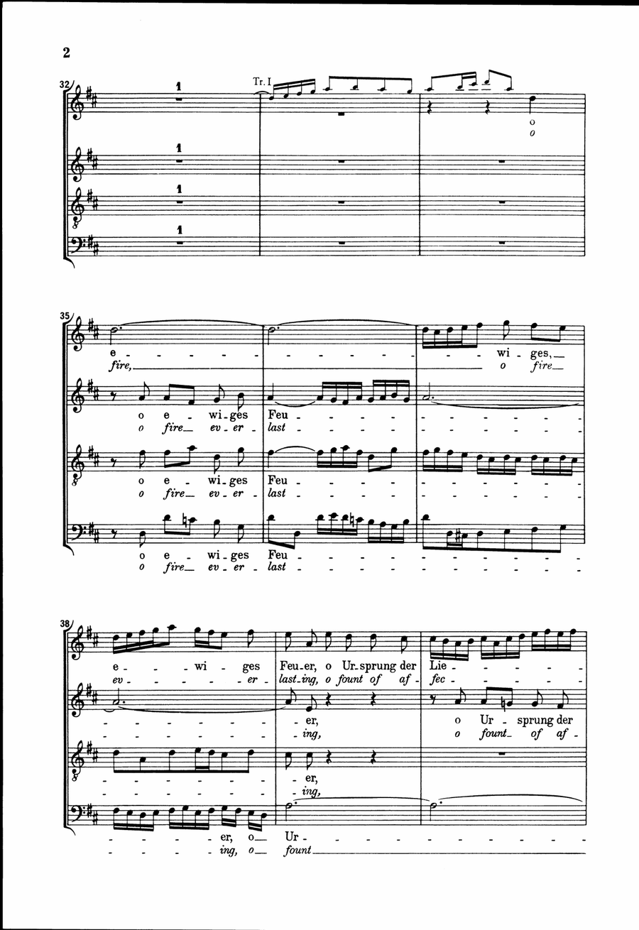 Cantata BWV 34 “O fire everlasting, o fount of affection” ATB scores gallery preview page 3