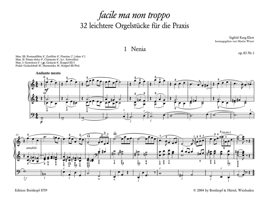 Cantata BWV 129 “Gelobet sei der Herr, mein Gott” 4-Part scores gallery preview page 2