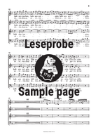 Cantata BWV 213 “Lasst uns sorgen, lasst uns wachen” 4-Part scores gallery preview page 4