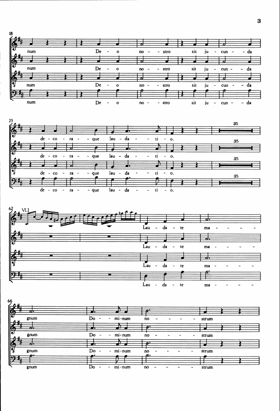 Laudate Populi (Offertorium pro omni tempore) 4-Part scores gallery preview page 3