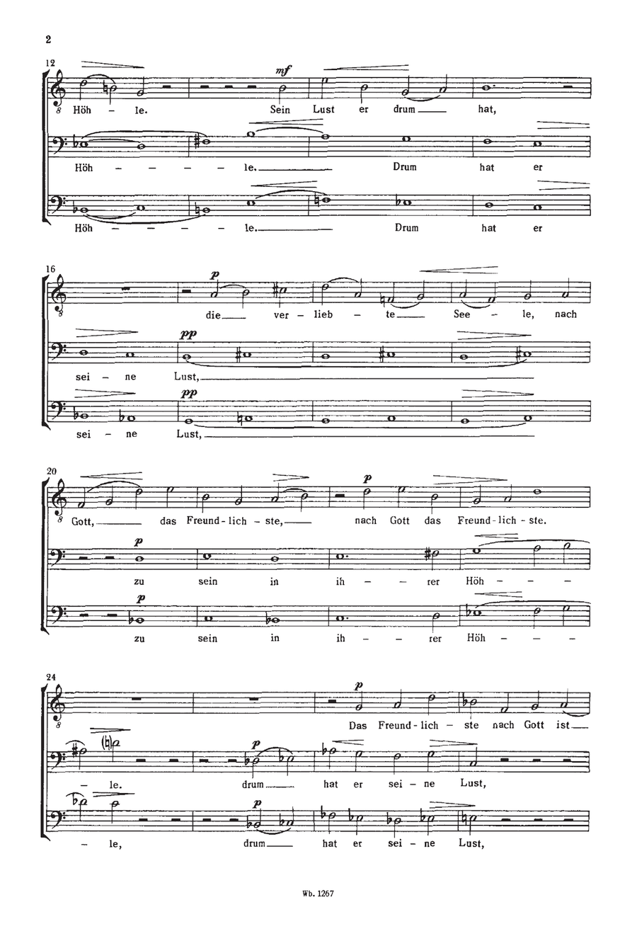 3 Sätze aus dem “Cherubinischen Wandersmann” A Cappella scores gallery preview page 3