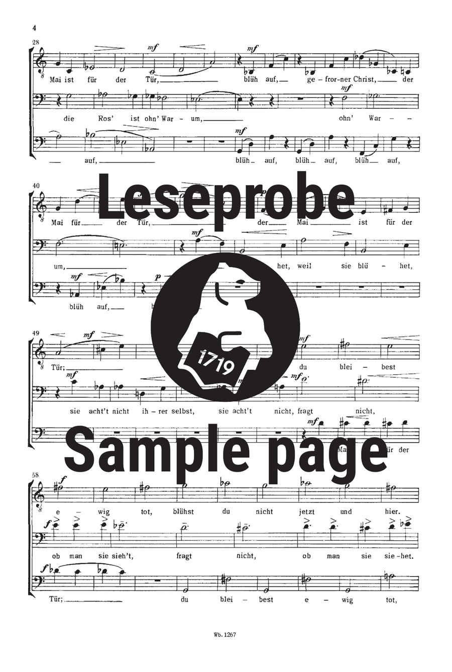 3 Sätze aus dem “Cherubinischen Wandersmann” A Cappella scores gallery preview page 5