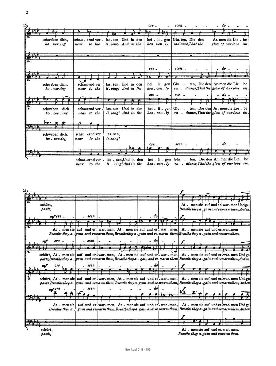 Requiem “Soul, O, forget them not” A Cappella scores gallery preview page 3
