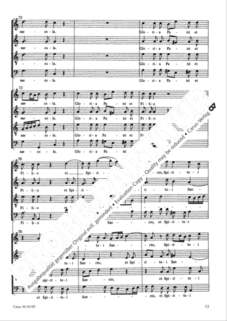 Magnificat in C major Magnificat in C major 4-Part scores gallery preview page 14