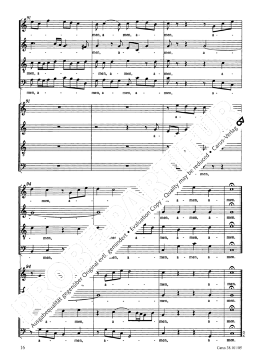 Magnificat in C major Magnificat in C major 4-Part scores gallery preview page 17