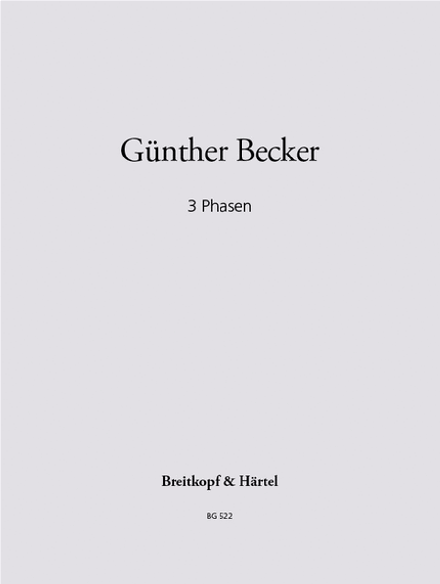 3 Phasen for Piano Piano Solo scores gallery preview page 1