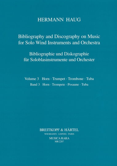 Bibliography and Discography on Music for Solo Wind Instruments and Orchestra