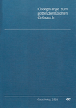 Chorgesange zum gottesdienstlichen Gebrauch (Chorheft 9, Wurtt.)