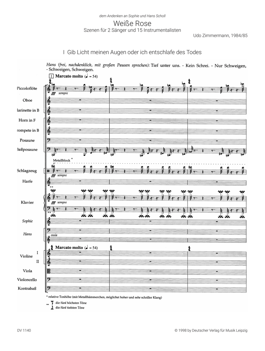 Weiße Rose (1984/85) Weiße Rose (1984/85) Voice scores gallery preview page 2