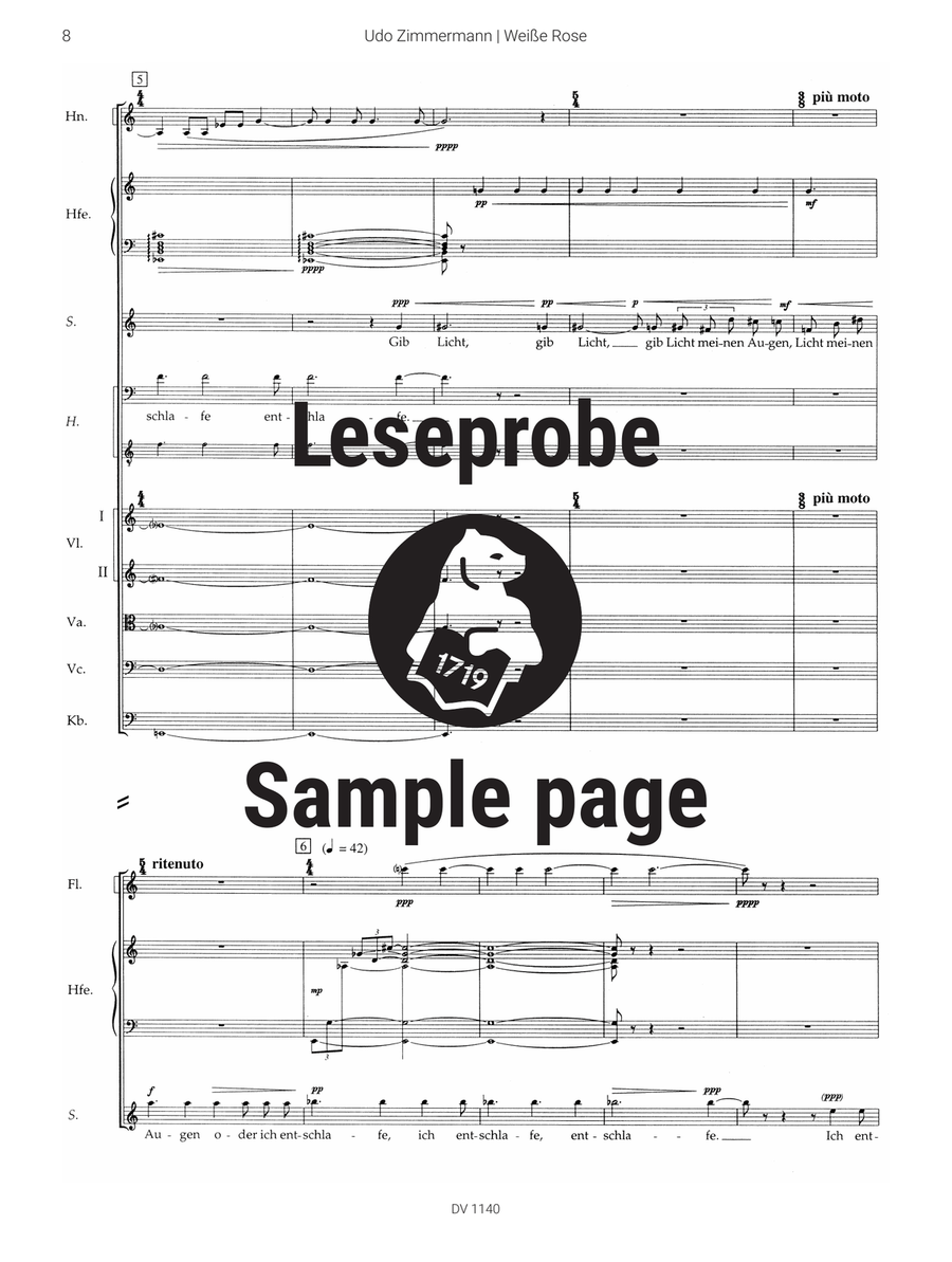 Weiße Rose (1984/85) Weiße Rose (1984/85) Voice scores gallery preview page 5