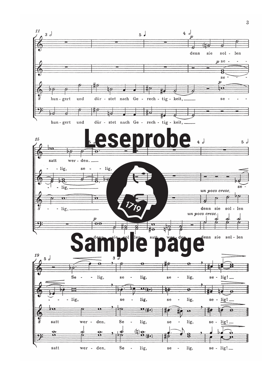 3 Seligpreisungen 3 Seligpreisungen A Cappella scores gallery preview page 3