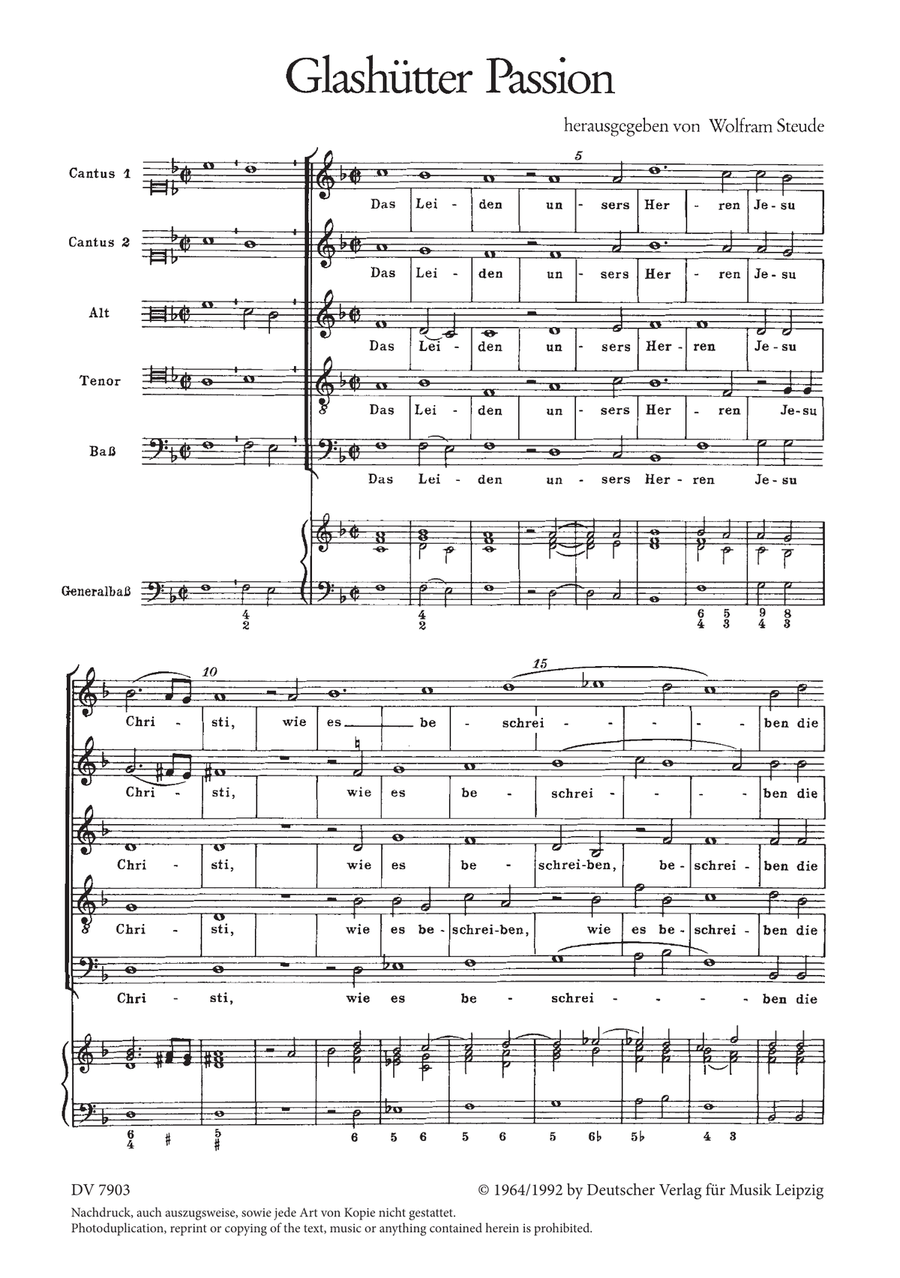 Glashütter Passion Glashütter Passion A Cappella scores gallery preview page 2