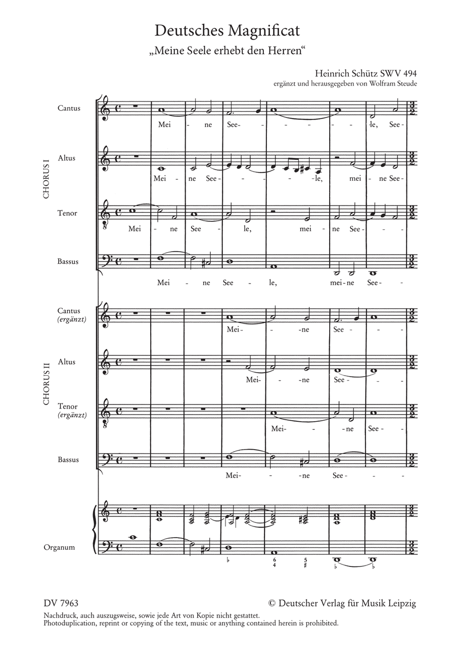 Der Schwanengesang. Des Königs und Propheten Davids 119. Psalm A Cappella scores gallery preview page 2