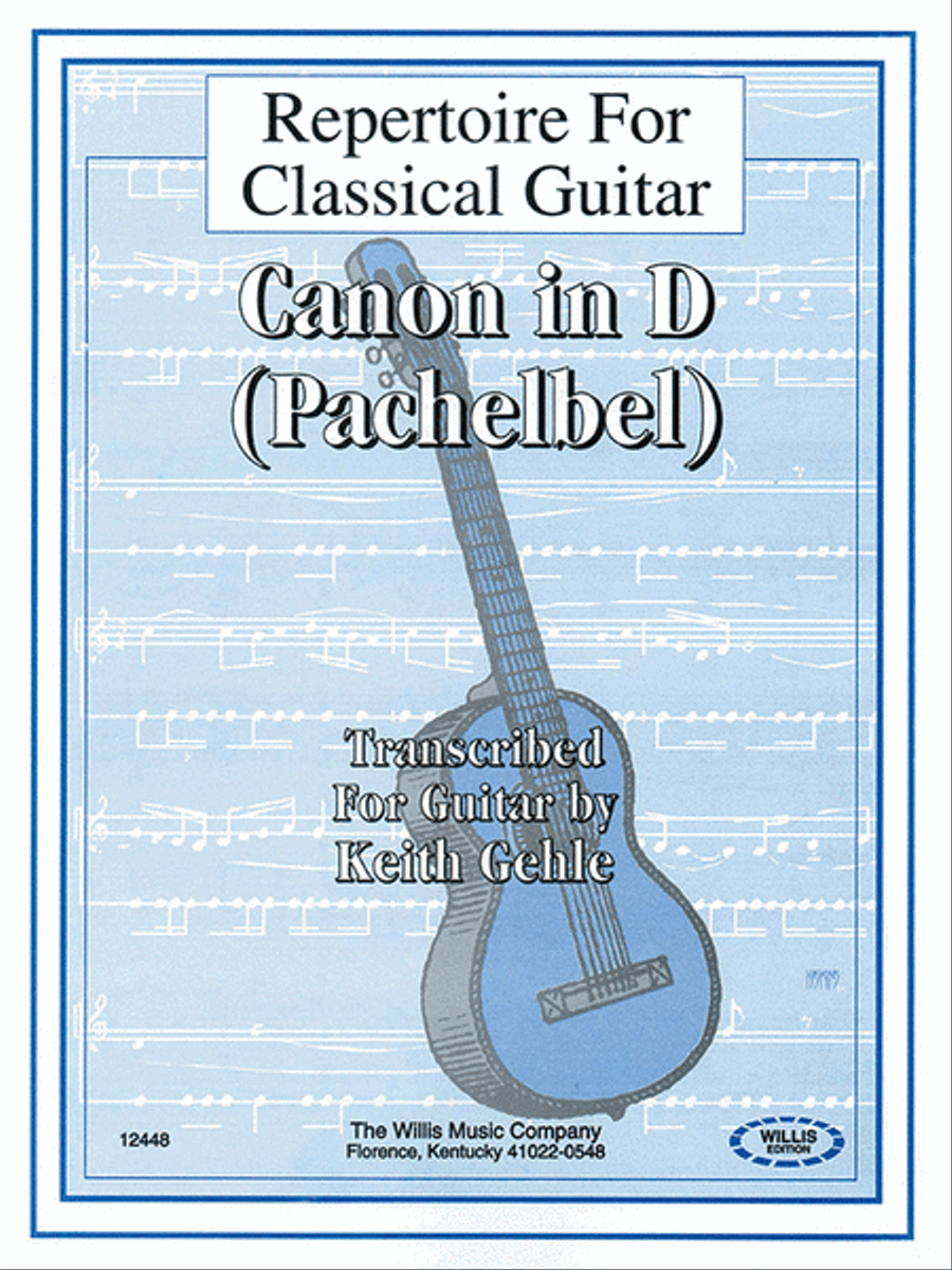 Canon in D Acoustic Guitar scores gallery preview page 1
