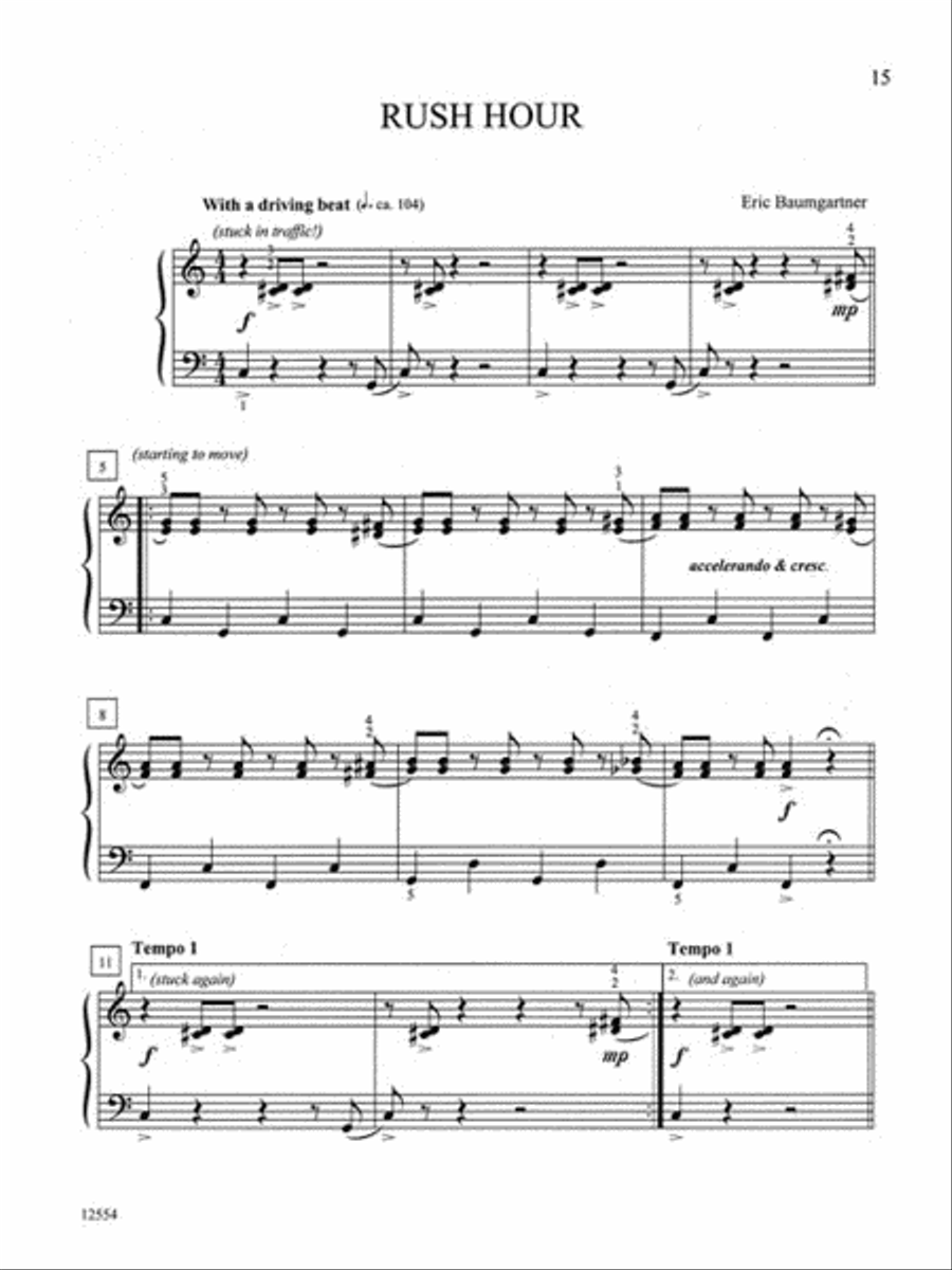 Cityscapes Easy Piano scores gallery preview page 4