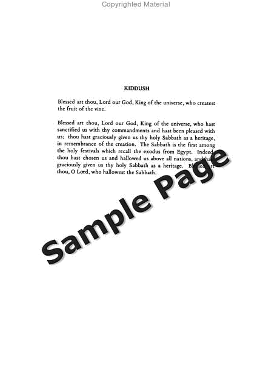 Kiddush Kiddush Mixed Choir scores gallery preview page 3