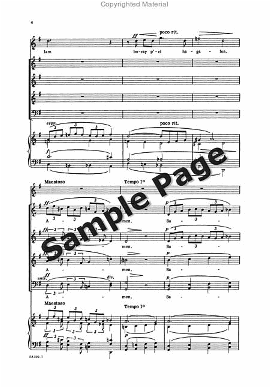 Kiddush Kiddush Mixed Choir scores gallery preview page 5