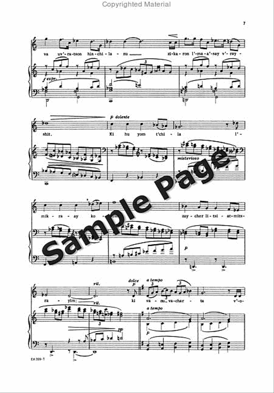 Kiddush Kiddush Mixed Choir scores gallery preview page 8