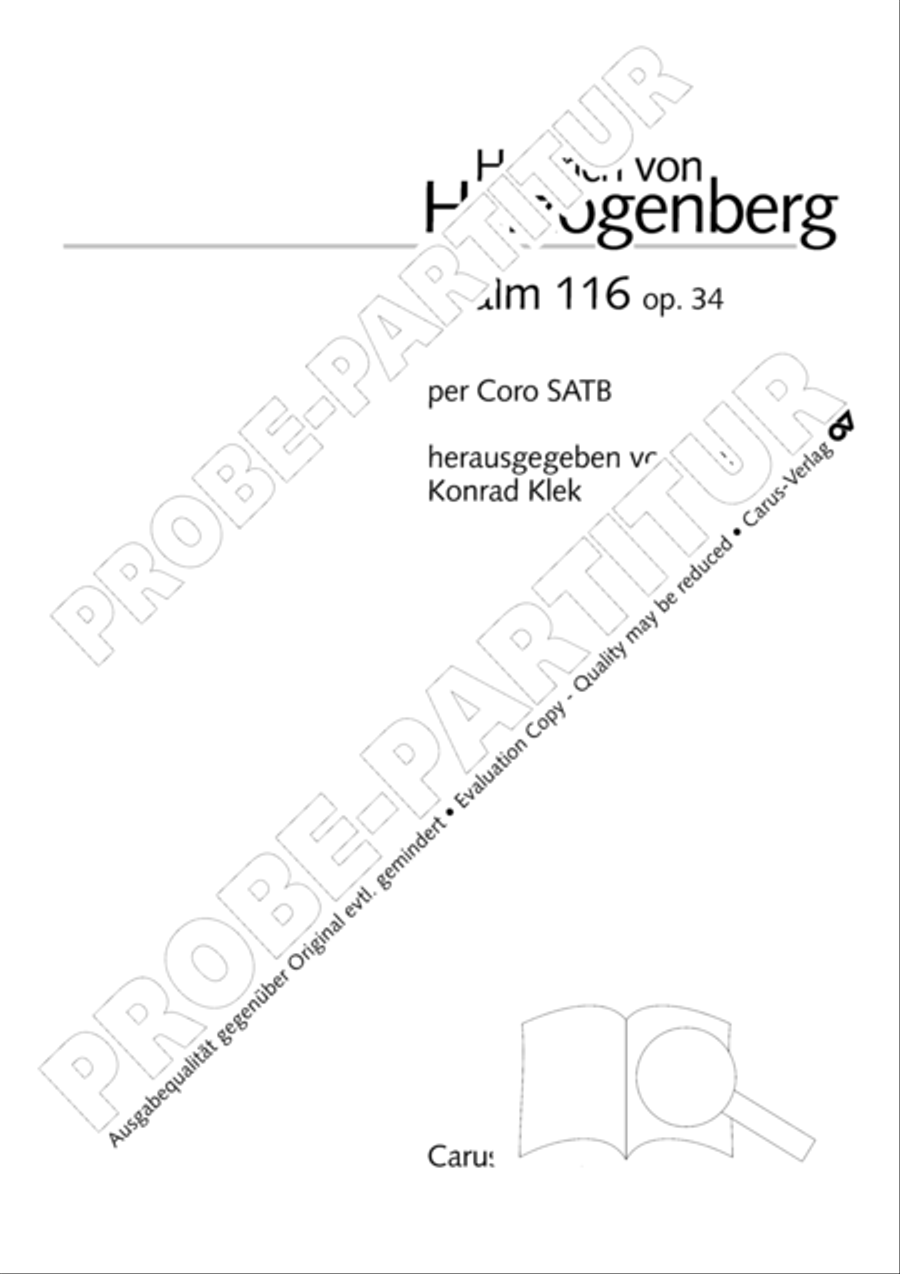 Psalm 116 Psalm 116 4-Part scores gallery preview page 2