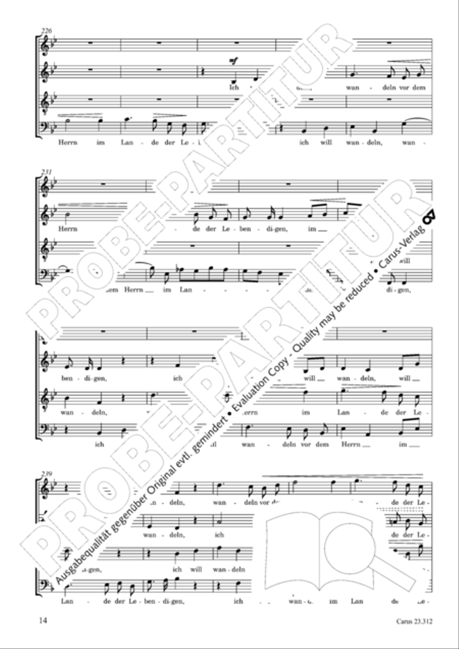 Psalm 116 Psalm 116 4-Part scores gallery preview page 15